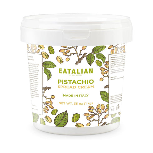 EATALIAN by AMZ BETTER Pistachio Cream, 2.2 lb/1000 g, Delicious Spreadable with