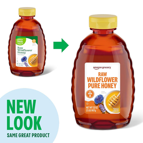 2 Lb Amazon Grocery, Raw Wildflower Honey