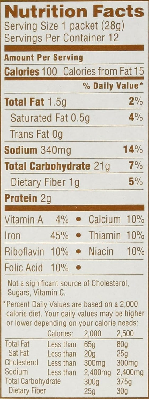 12 Count, 12oz (Pack 3) Quaker, Instant Grits, Butter Flavor, Box