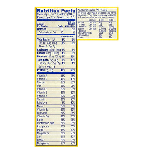 Pack 30 Carnation Breakfast Essentials