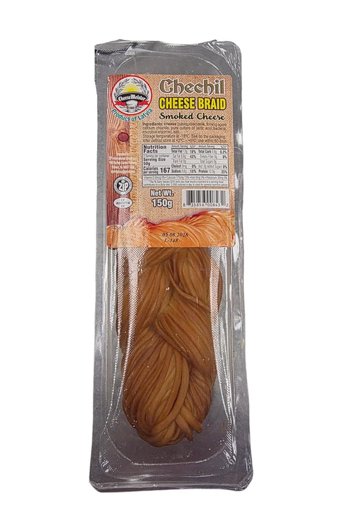 Generic Chechil Cheese Braid 2 Pack Smoked String Cheese Traditional Eastern European Snack