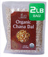 Jiva Organic Chana Dal 2 Pound Bag - Non-GMO, Premium, Certified -