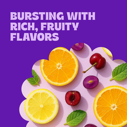 2 lb Cambie Fruit Slices Candy, of Assorted Fruit Slices Jelly Candy in Five Mouth-Watering Flavors - Cherry, Orange