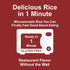 1 12g 8g 8.8oz (2125g), Pack 6 Eat Regal Indian Biryani Rice Cups, Authentic Spiced Blend, Always Fluffy, No Clump & No
