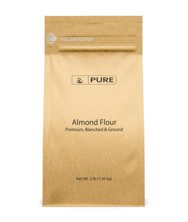 Pure Original Ingredients Almond Flour (3 lb) Blanched Almonds, Extra Fine, Grown