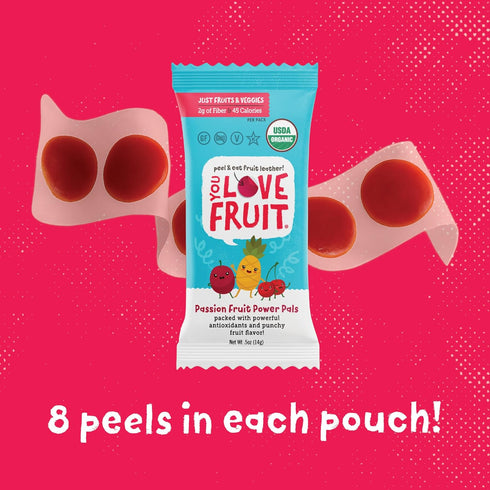 Pack, packed, 0.5 oz (Pack 6, YOU LOVE FRUIT All Natural Fruit Snacks, Healthy Snack Real Fruit! Gluten Free, Non GMO
