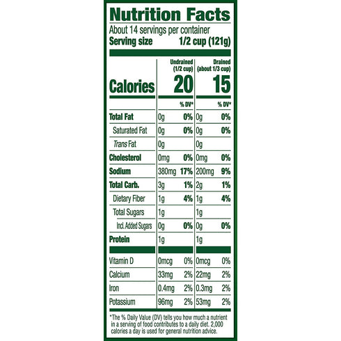 by Del Monte 14.5 oz. (Pack 8) Del Monte Fresh Cut Blue Lake French Style Green Beans, Can, Canned Vegetables