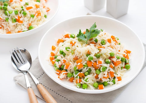 5 Food to Live Long Grain White Rice, Pounds Raw, Vegan, Kosher. Easy to Cook. Stays Separate and Fluffy. Rich in Iron
