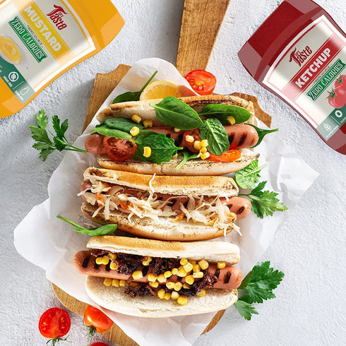 Mrs Taste Sugar Free American Burger Condiment, 11 oz - Zero Calories, Sodium, Sugar