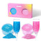 2 Color Edible Glitter Set for Drinks, 6g/bottle, Blue and Pink Food