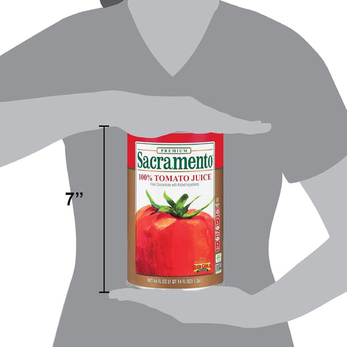 46 2-Pack Sacramento Tomato Juice, No Added Sugar or High Fructose Corn Syrup, Ounce Cans