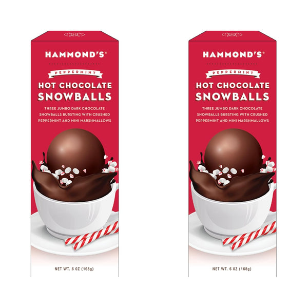 Hammond's Candies Peppermint Hot Chocolate Snowballs