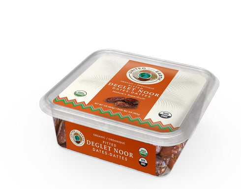 United With Earth Organic Deglet Pitted Noor Dates - 1lb (4-pack) |