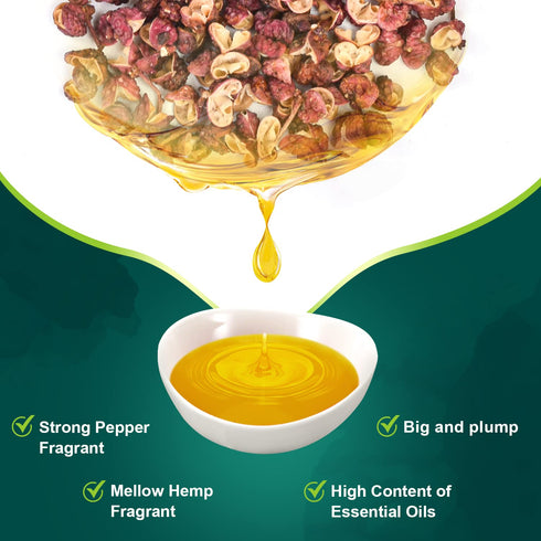 Soeos Premium Szechuan Peppercorns, 4oz (113g), Authentic Sichuan Red Peppercorn for Mapo Tofu and Kung Pao Chicken