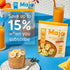 Maja Organic Plant-Based Protein Oats – Banana Bread Overnight Oats, 5 Servings, Vegan, Gluten Free