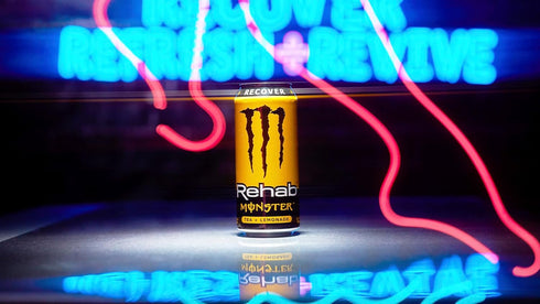 15.5 Pack 15 Monster Rehab Tea + Lemonade + Energy, Energy Drink Ounce | Energy Iced Tea