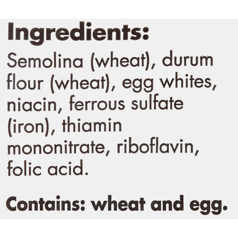 12 oz No Yolks Enriched Egg White Pasta - Stir Fry Noodles