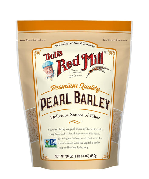 30oz (Pack 4) Bob's Red Mill Pearl Barley, of - Non GMO, Vegan, Kosher