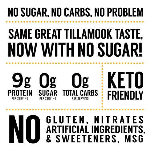 Country 10 (Pack 2) Tillamook Smoker Zero Sugar Original Keto Friendly Smoked Sausages, Ounce