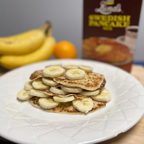 Lunds 12 oz, Swedish Pancake Mix, Deliciously Thin & Light Pancakes, Traditional Scandinavian Recipe - Easy Mix