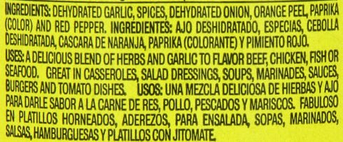 Durkee 100% 18 Salt Free Garlic and Herb Seasoning, Ounce