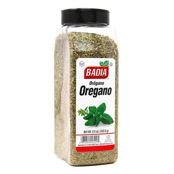 Badia Oregano Whole, 5.5 oz Dried Oregano Leaves, Herb Seasoning Aromatic and