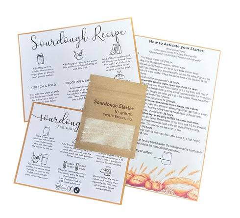 Generic Sourdough Starter Kit - Dehydrated Sourdough Starter - Bread Making - Entire Homemade Sourdough Bread Making