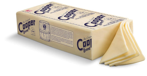Generic Cooper Sharp American Cheese. White 2 lb