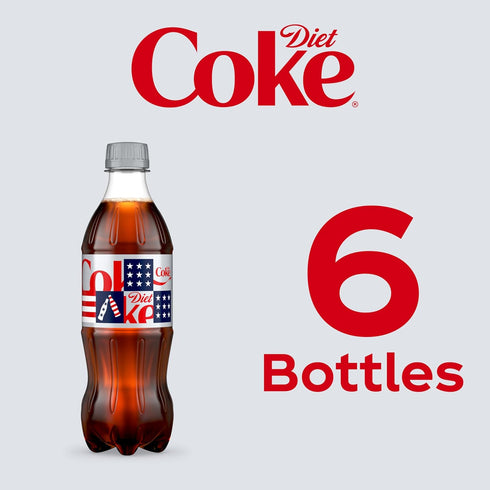 16.9 oz 6 Pack Diet Coke Diet Soda, fl Bottles, - Cola Soft Drinks