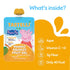 10 Count Tastelli Peppa Pig Kids Squeezy Fruit Gel Mango Flavor No Artificial Sweeteners or Flavors, Made with Real
