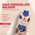 15g 2g 1g 12 Count Atkins Milk Chocolate Delight High Protein Shake, Protein, Net Carb, Sugar, Keto Friendly, Chocolate