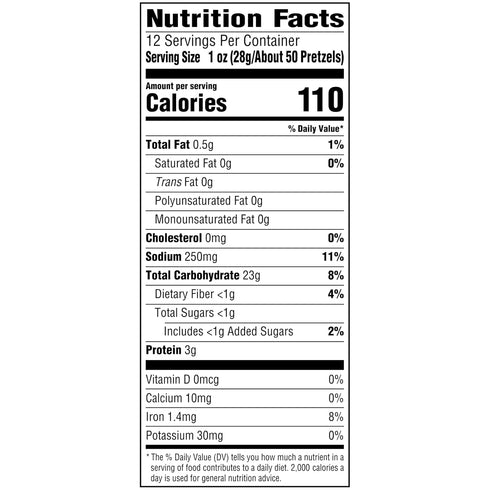 12 Oz Snyder's of Hanover, Itty Bitty Minis Pretzels, Bag