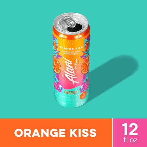 (Pack 12) Alani Nu Orange Kiss Sugar Free Energy Drink