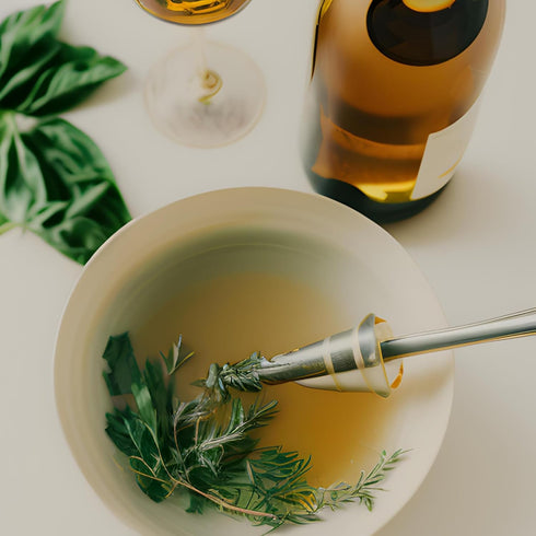 8.5 oz Sanniti French Tarragon White Wine Vinegar, fl Aromatic Herb-Infused Vinegar | Gourmet European Pantry Staple