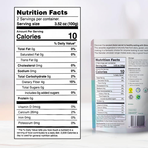 Pack 6 Slendier - Shirataki Rice of | Low Calorie Rice | Low Carb Shirataki Noodles | Gluten-Free Konjac Noodles |
