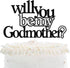 LHCING Will be my Godmother Birthday Cake Topper - New Godmother Announcement Party