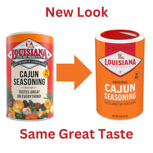 Louisiana Fish Fry Cajun Seasoning 8 Oz (2 Pack)