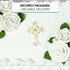 Global Sugar Art Exquisite Edble Rose & Leaf Sugar Cake Flowers Tray White, Unwired by Chef Alan Tetreault