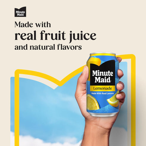 12 Oz, Pack 12 Minute Maid Lemonade
