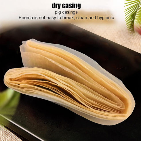 20 TOPINCN Sausage Casing, PCS Edible Drying Flavorous Homemade Sausages Ham Casing, Household Sausage Making Casings