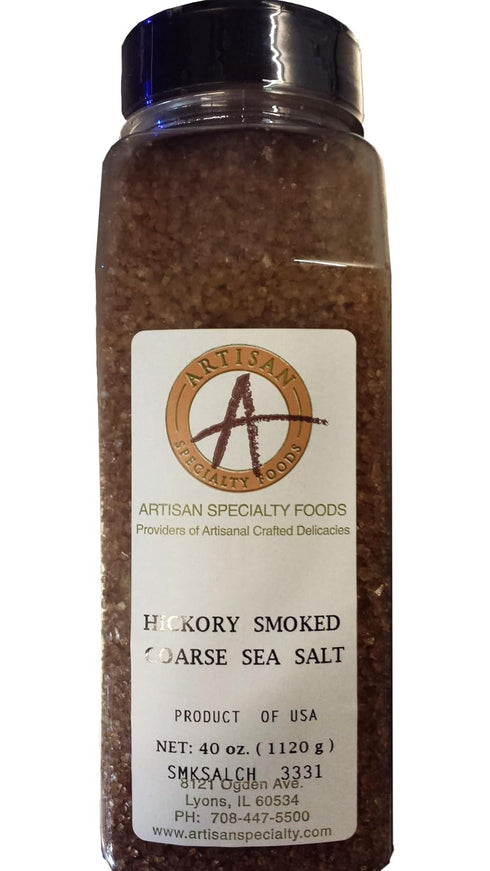 Artisan Specialty Hickory Smoked Coarse Hawaiian Salt - 40 oz