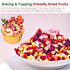 4.23oz(120g) Freeze Dried Mixed Fruit Snacks - Crunchy Dried Fruit Mix with Strawberry, Dragon Fruit, Purple Sweet