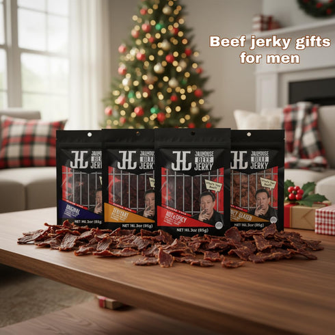 Pack JailHouse Beef Jerky Mix | High-Protein Snacks for adults, Gluten-Free Jerky Fuel for Active Lifestyles | Uncut