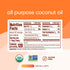 Nutiva Organic Coconut Oil, 54 Fl Oz, USDA Organic, Non-GMO, Vegan, Keto, Paleo, Neutral Flavor for Cooking & Skin