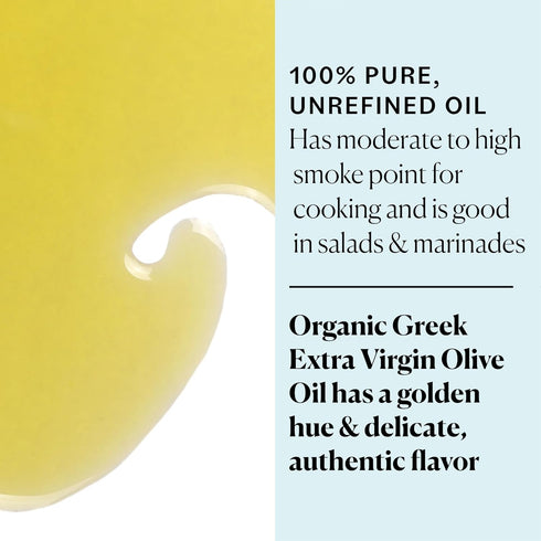 16.9 oz 100% Sky Organics - Organic Extra Virgin Olive Oil, fl - Cold Pressed & Unfiltered - Bright, Fresh, Authentic