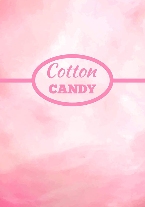 Concession Essentials 100ct 16oz 2pack, (1 32oz's Cotton Candy Floss Sugar with Cotton Candy Cones, Jar, Pink Vanilla