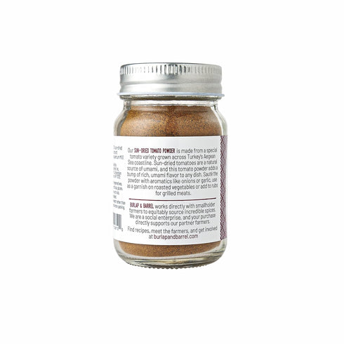 2.5oz Burlap & Barrel Sun-Dried Tomato Powder - Add Deep Umami & Savory Tanginess to Dishes - for Popcorn, Fried