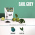Zest 150mg High Caffeine Energy Leaf Blend - Earl Grey Black Tea, 20 Pack Bag, Hot or Iced