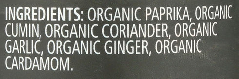 1.8 (Pack 1) Frontier Co-op Organic Tandoori Masala Seasoning, Paprika, Cumin, Coriander, Garlic, Ginger, Cardamom