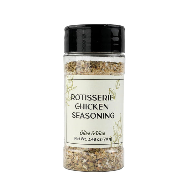 Olive & Vine Rotisserie Chicken Seasoning, Savory Blend, For Roasting & Grilling,